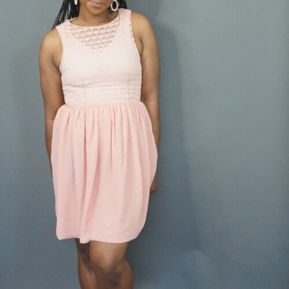Salmon Pink, Dain-Tea Dress